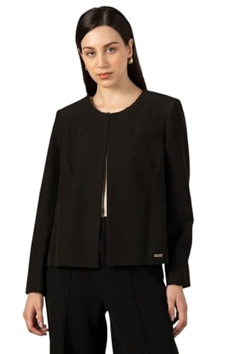 Van Heusen Women's Blazer (VWBZFRGFB54307_Black