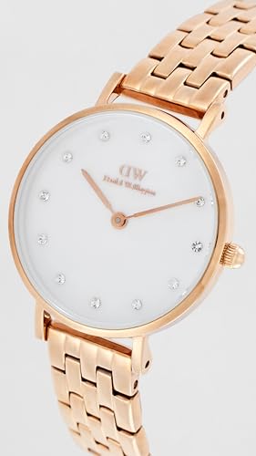 Daniel Wellington Women Mother of Pearl White Round Dial Analogue Watch - DW00100613K