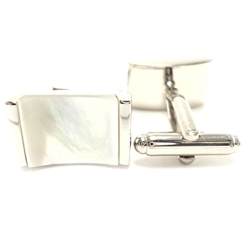 Peluche Natural Mother of Pearl Stone (Semi-precious) Cufflinks for Men