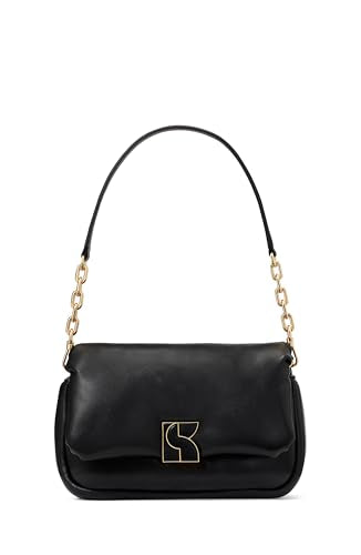 kate spade new york Women's Dakota Smooth Leather Small Crossbody, Puffy Black, One Size