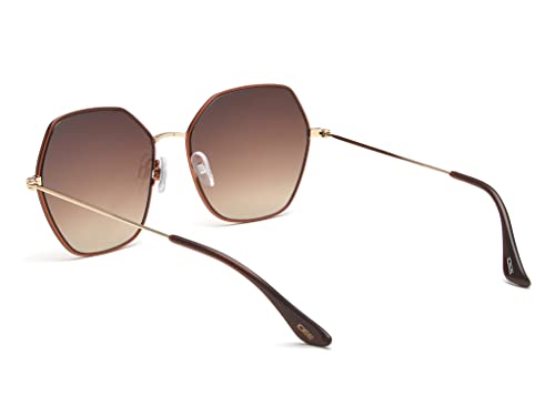 IDEE_Hexagon_Metal_Women_UV Protected_Full Rim_SUNGLASS