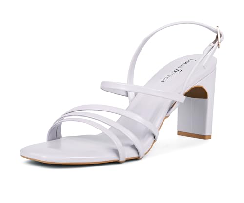 LOUIS STITCH Women’s Lilac Block Heel Sandals | Comfortable Sandal for Ladies | LSOF-LDBH-AC | UK-8