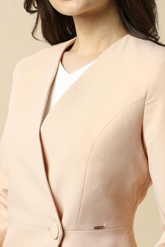 Allen Solly Women's Blazer (AHBZWRGFI19090_Beige