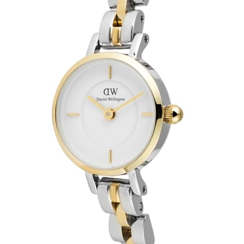 Daniel Wellington Petite Round 19mm White Dial Analog Women Watch - DW00100923K