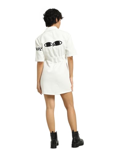 ONLY Women's Regular Fit White Dress