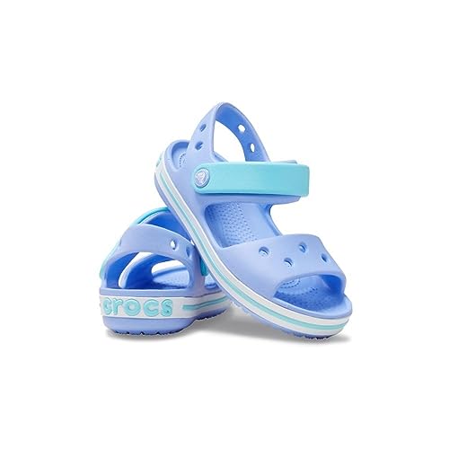 Crocs Kids Crocband Sandals, Moon Jelly, 6 Toddler