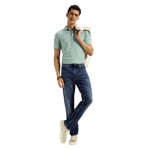 Levi's Men's 511 Blue Slim Fit Mid Rise Jeans
