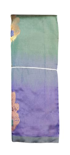 SREE KUMARAN Women's Kanchipuram Kubera Silk Pure Pattu Sarees – Peacock Art Butta With Blouse