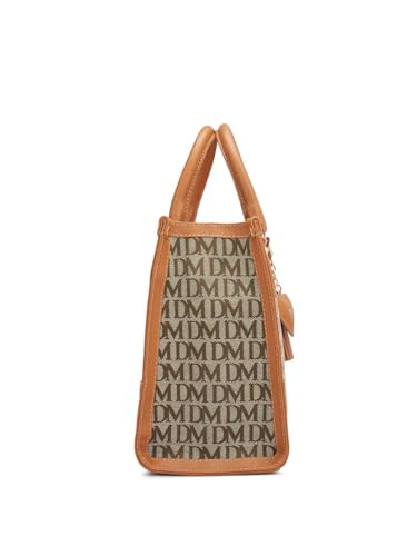 Da Milano Genuine Leather Orange Book Tote (Small) (01446S)