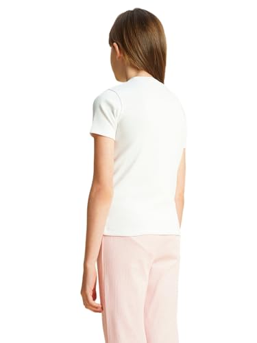 VERO MODA Girls Regular Fit White T-Shirt