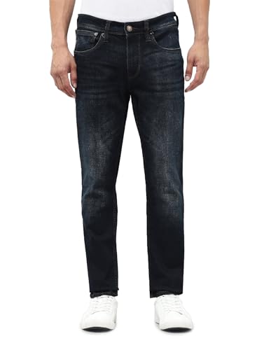 U.S. Polo Assn. Denim Co. Men's Brandon Slim Tapered Fit Blue Jeans (UDJEN1844_Blue_36)