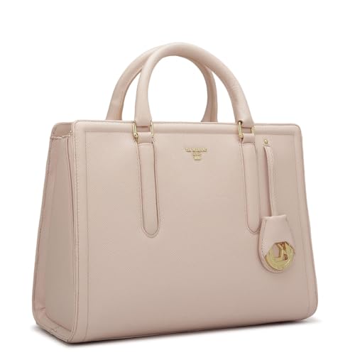 Da Milano Genuine Leather Pink Satchel (00282C) (Medium)