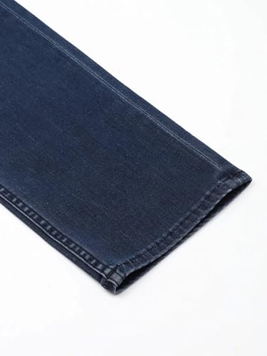 Polyester Slim Fit Mid Rise Jeans