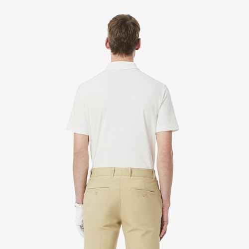 Lacoste Men's Solid Regular Fit Polos (DH8915001_White
