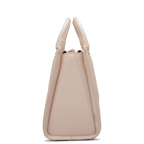 Da Milano Genuine Leather Pink Satchel (00282C) (Medium)