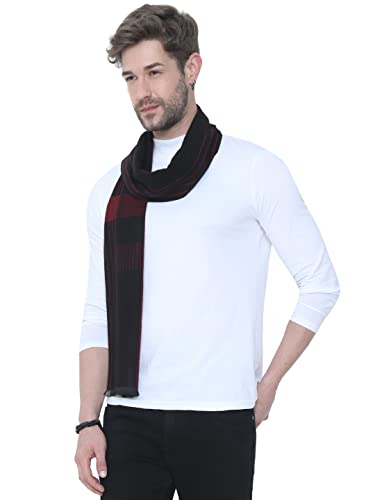 FabSeasons Men & Women Casual Luxurious Premium Acrylic Woolen Muffler/Scarf/Stole for Winter, Size 30 x 180 cms