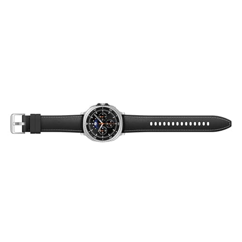 Samsung Galaxy Watch8 Classic (46mm Bluetooth, Black) with 3nm Processor | Dual GPS | Sapphire Glass & Stainless Steel | 5ATM & IP68 | BP, ECG, IHRN & Vascular Load Monitoring | Anti-oxidant Index