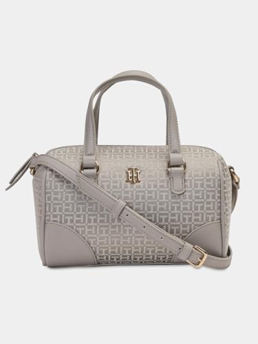Logo Taupe Polyester Sling Bag