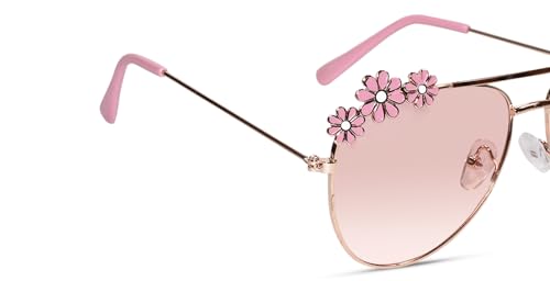 LensKandy Kids Sunglasses | Stylish Pilot Shape Sunglass for Girls | 100% UV Protected glasses | 03