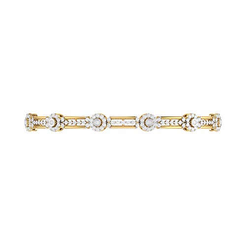 PC Jeweller 14k (585) Yellow Gold and Solitaire Bangle for Women