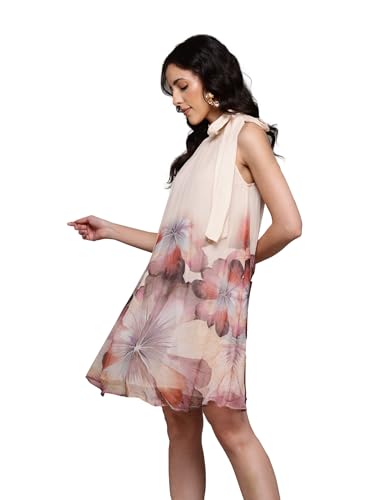 Label RITU KUMAR Peach Evie Short Dress