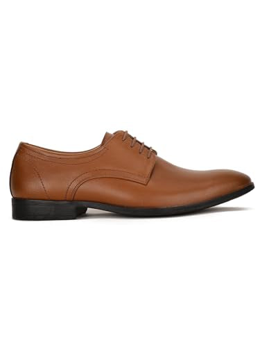 Bata Magnus E Men's Light Brown Formal Shoes - 10 UK (8213123)