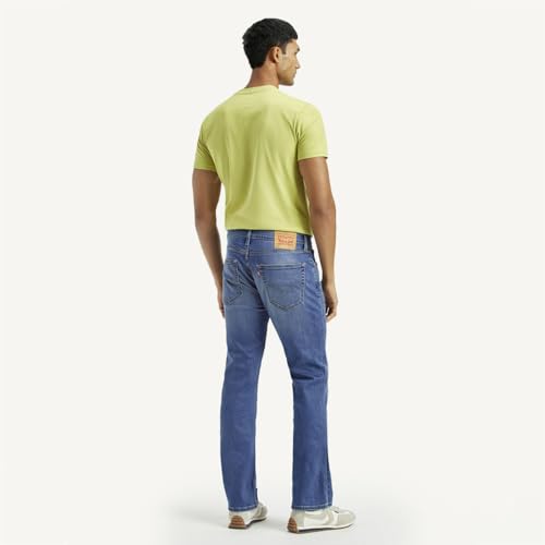 Levi's Men's 527 Light Indigo Bootcut Fit Mid Rise Jeans