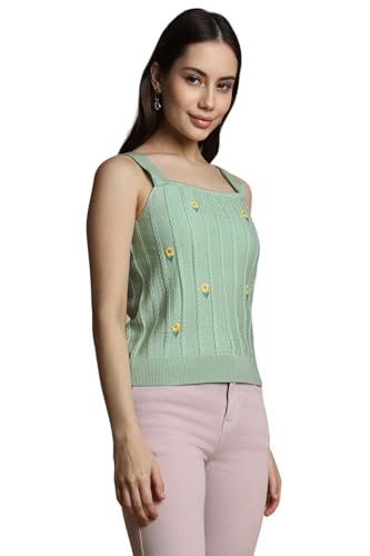 Allen Solly Womne's Sweaters Green