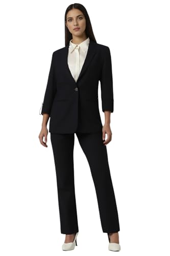 Van Heusen Women's Blazer (VWBZFRGPB92872_Black