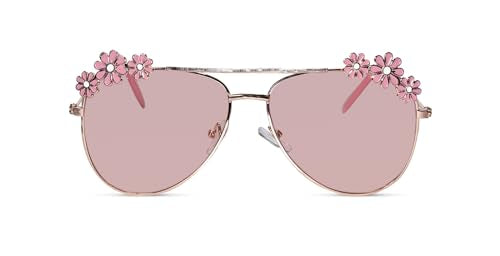 LensKandy Kids Sunglasses | Stylish Pilot Shape Sunglass for Girls | 100% UV Protected glasses | 03