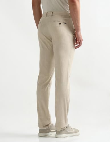 Arrow Men Beige Casual Trouser_ASAETRO2997_32