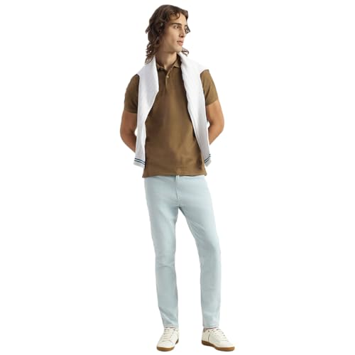 United Colors of Benetton Men's Low Crotch Jeans (25A4REJE1359I901_Blue