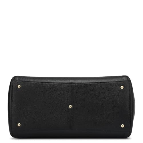 Da Milano Leather Satchel for Women - Black