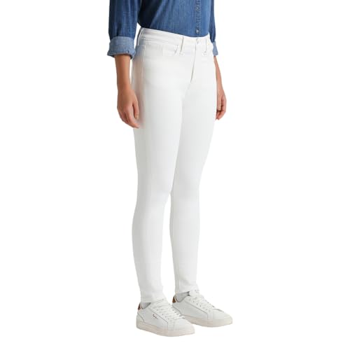 Pepe Jeans Women's Straight Jeans (PL204960P578_White