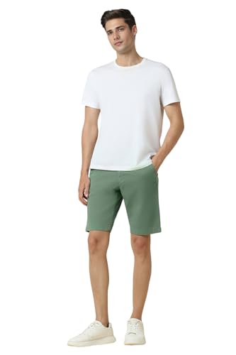 Allen Solly Men's Bermuda Shorts (ASSRQSMFJ18111_Green