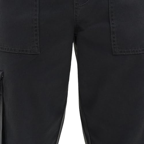 United Colors of Benetton Relaxed Fit Mid Rise Solid Cargo Pant (Size : 40) - 26P4CTWB0811I901 Grey