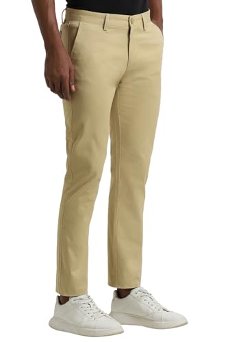 Peter England Men's Relaxed Casual Pants (PCTFSSSFV62216_Size(76)