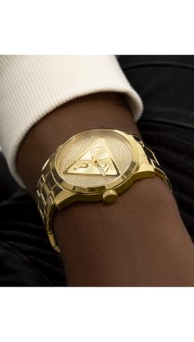 GUESS Analog Champagne Dial Men's Watch-GW0915G1