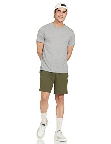 Max Men's Cargo Shorts (NOOSNBSHOL3_Olive Green_M)
