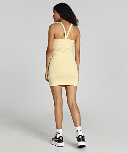 Puma Womens Classics Sleeveless Dress, Light Straw, M (53807942)