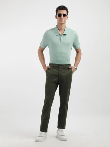 Calvin Klein Jeans Men's Slim Casual Pants (K10K113696MRZ_Dark Olive