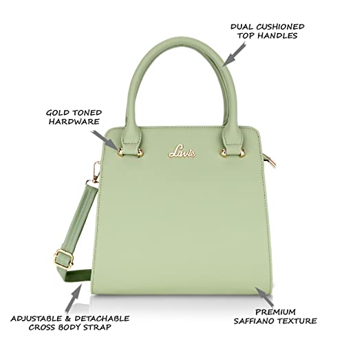 Lavie Women's Ushawu Satchel Bag | Satchel Handbag for Work | Ladies Purse | Stylish Shoulder Bag | Gift for Women
