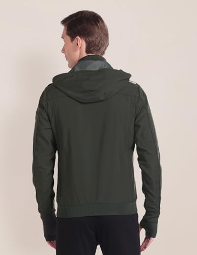 U.S. Polo Assn. Men's A-Line Coat (USJCK0409_Olive