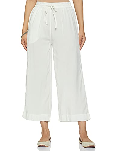 Max Women's Regular Pants (NOOSPL21OW_Off White_2XL)