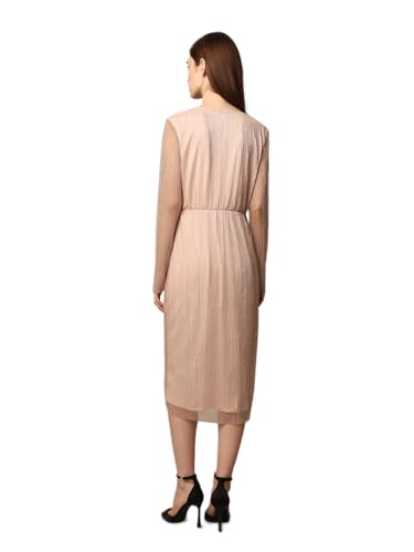 ONLY Women Fit and Flare Pink Dress