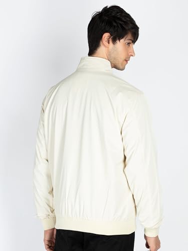 Status Quo Mens Solid High Neck Jacket