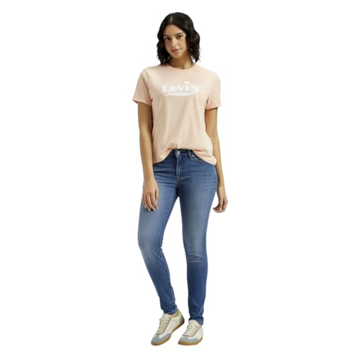 Levi's Women's Mid Rise 711 Skinny Fit Blue Jeans