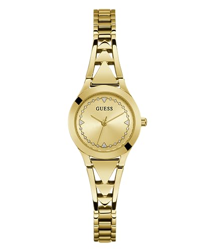 GUESS Gb Tessa Champagne Round Dial Analog Women's Watch - GW0609L2