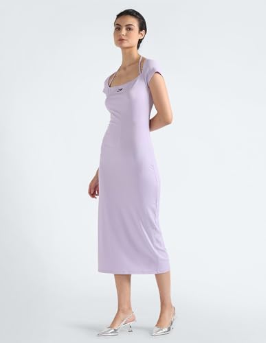 Tommy Hilfiger Womens Purple Color Dress (S)