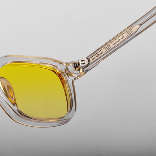 SAM AND MARSHALL DZONGU Sunglass I 400% UV Protection I Square Sunglass I Unisex